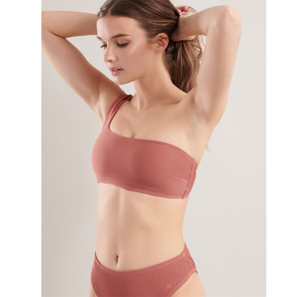 Garage Ribbed Asymmetrical Bikini - Picture 2 of 7